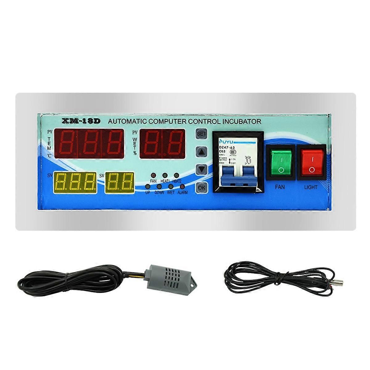 XM-18D Automatic Incubator Controller Temperature and Humidity Controller for Hatching Equipment 220V EU Plug