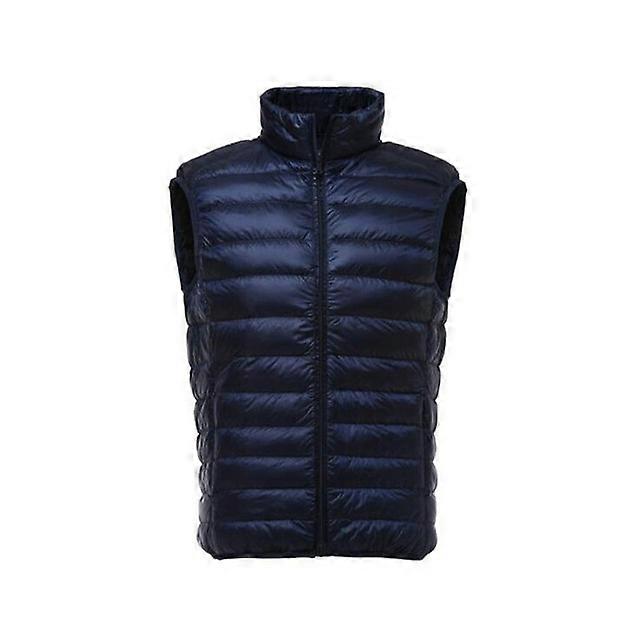Winter Men Duck Down Vest Coat Ultralight Sleeveless Puffer Vest Jacket Ultra Thin Warm Lightweight Down Jacket Waist MWB014