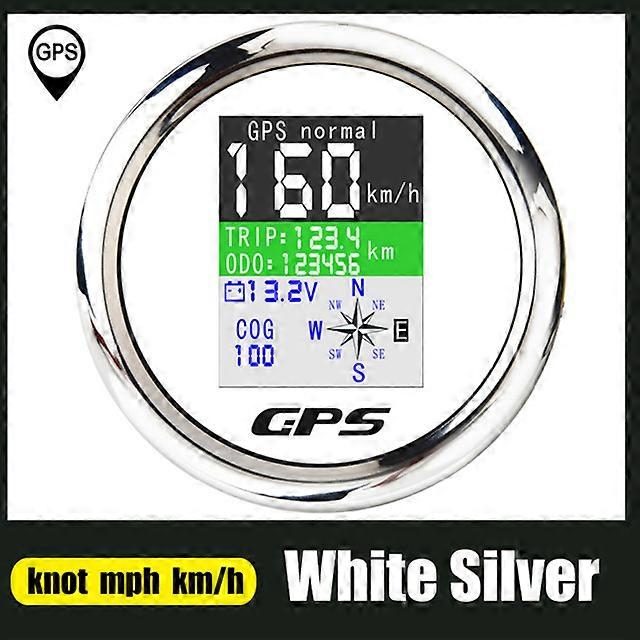 85mm GPS Speedometer Odometer Adjustable Trip ODO COG Voltmeter TFT Seen Speed Gauges For Motor Yacht Boat Car Outboard Engine