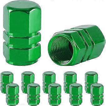Autoreifen-Ventilschaftkappen, Luftkappenabdeckung, Universal für Autos, SUVs, Fahrräder, Lastwagen und Motorräder-greengreen24pcs