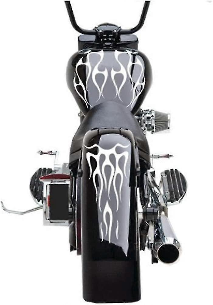 מדבקות להבה אופנוע פרקטלסול, מדבקת פגוש מיכל דלק אוניברסלית מתאימה הארלי הונדה ימאהה ואחרים