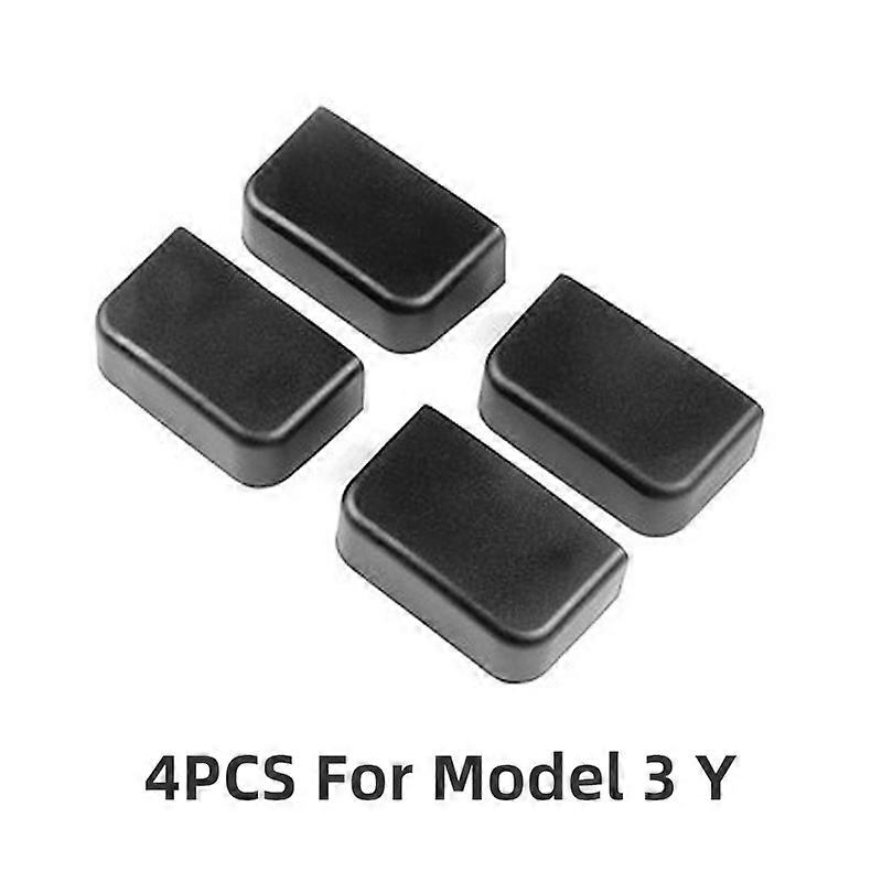 Rear Seat Slide Rail Soft Rubber Plug Protection Car Interior Function Accessories For Tesla Model 3 Model Y 20-21