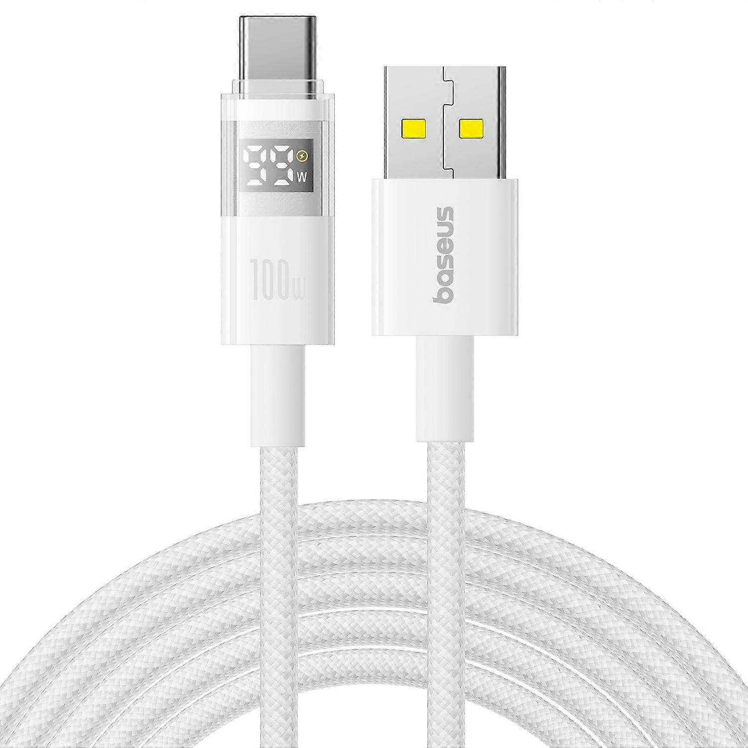 Baseus Dispaly II 2m 100W Cable Data Transfer USB-A to USB-C Fast Charging Cord