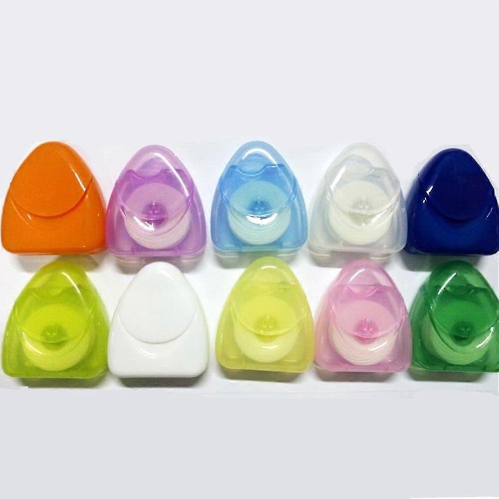 50m Portable Floss Care Picks Tooth Cleaning Tool With Case Practical Health Hygiene Supplies
