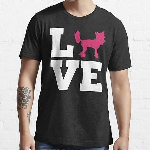 Čínske chocholaté tričko Love Essential-RK17917