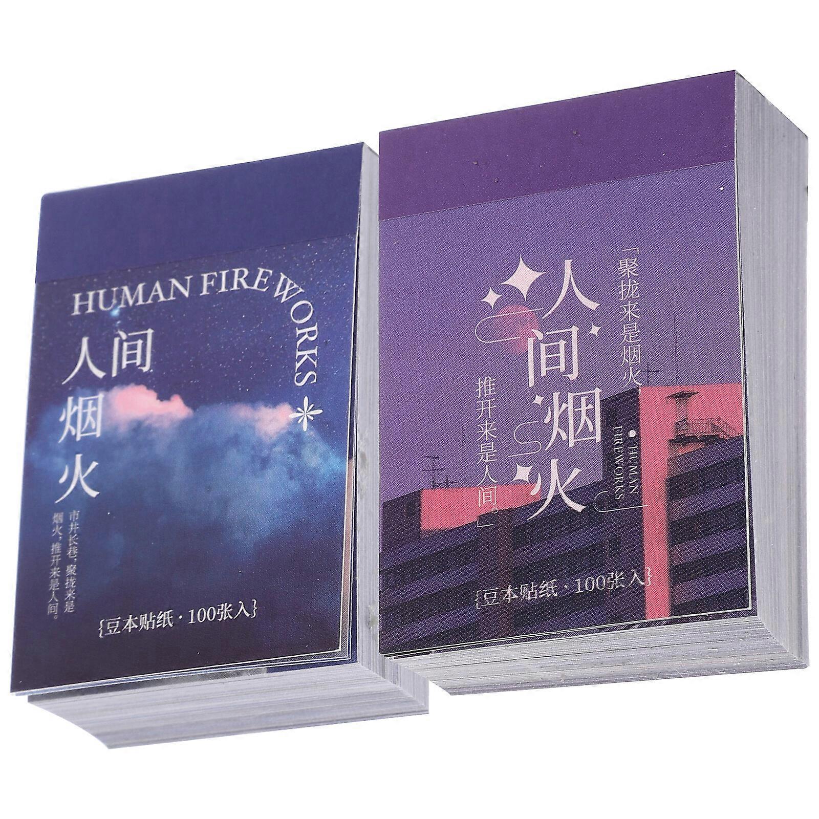 2 Books Scrapbooking DIY Sticker Decorative Background Paper DIY Paper Decal