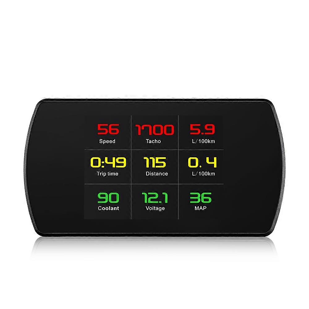 P12 T800 Car HUD Display OBD2 GPS Dual System Head Up Display Car Gauge Speedometer Read Fault Code Car Driving Computer