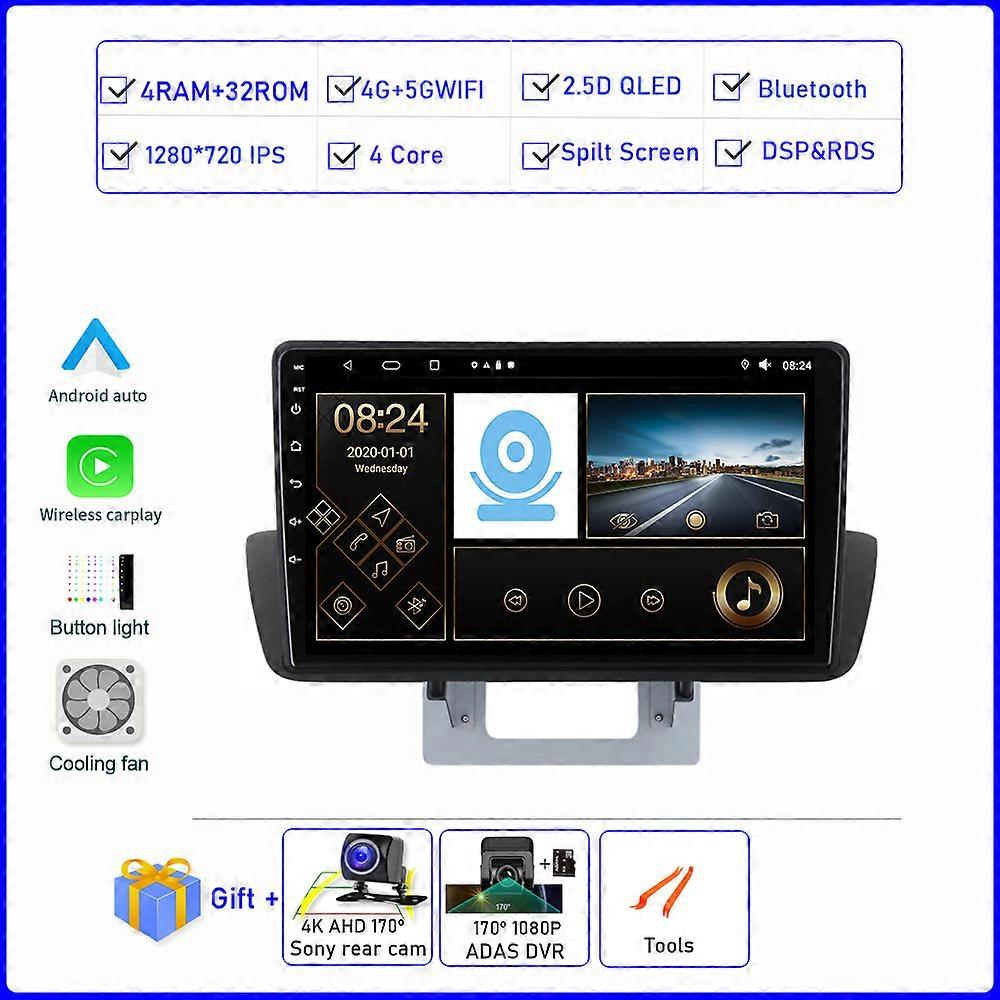 DSP 256G Android 12 QLED Per Mazda BT50 2012 2013 2014 2015 2016 2017 2018 Schermo Autoradio Lettore Multimediale Autoradio carplay
