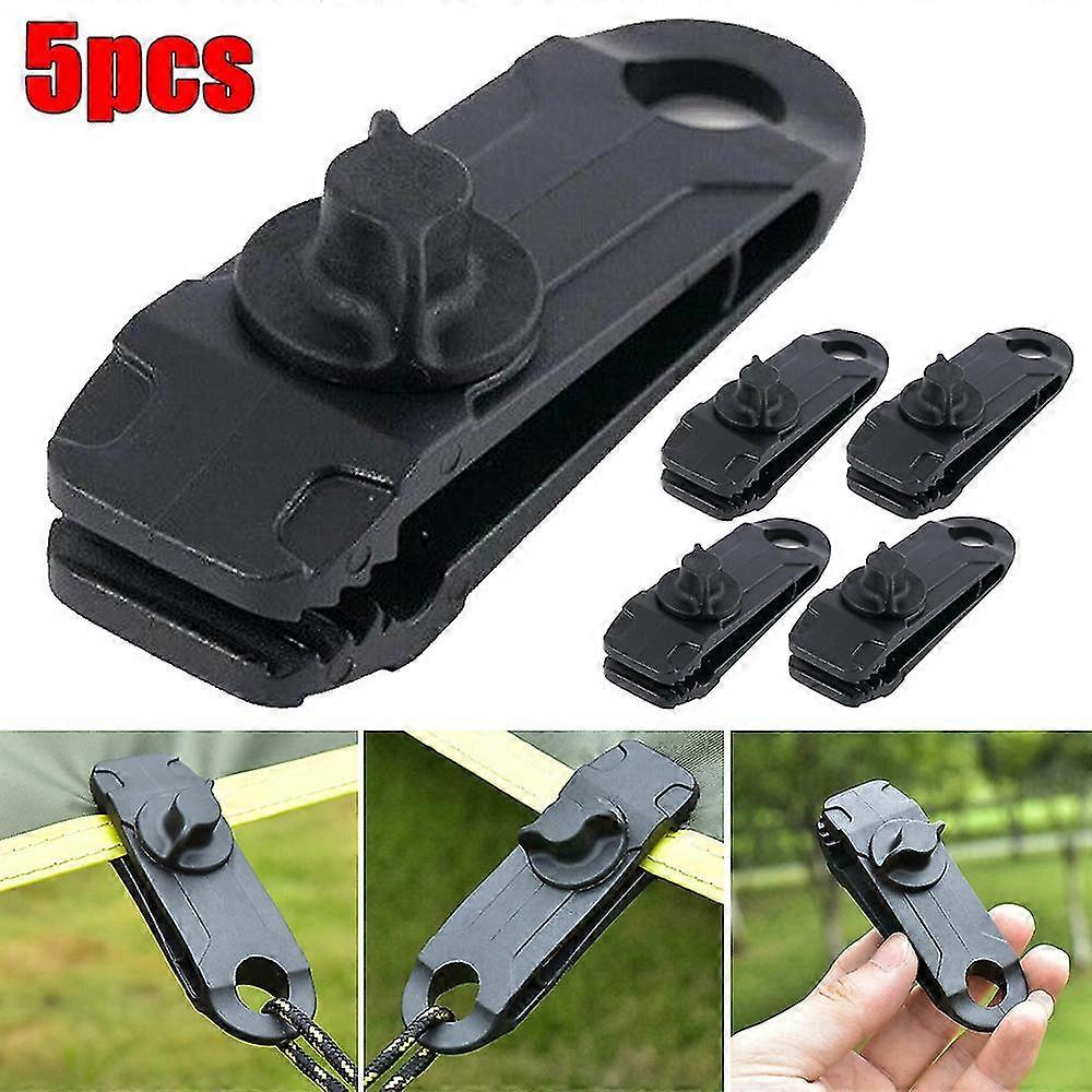 Reusable Tent Tarp Tarpaulin Clips Clamp Buckle Tools