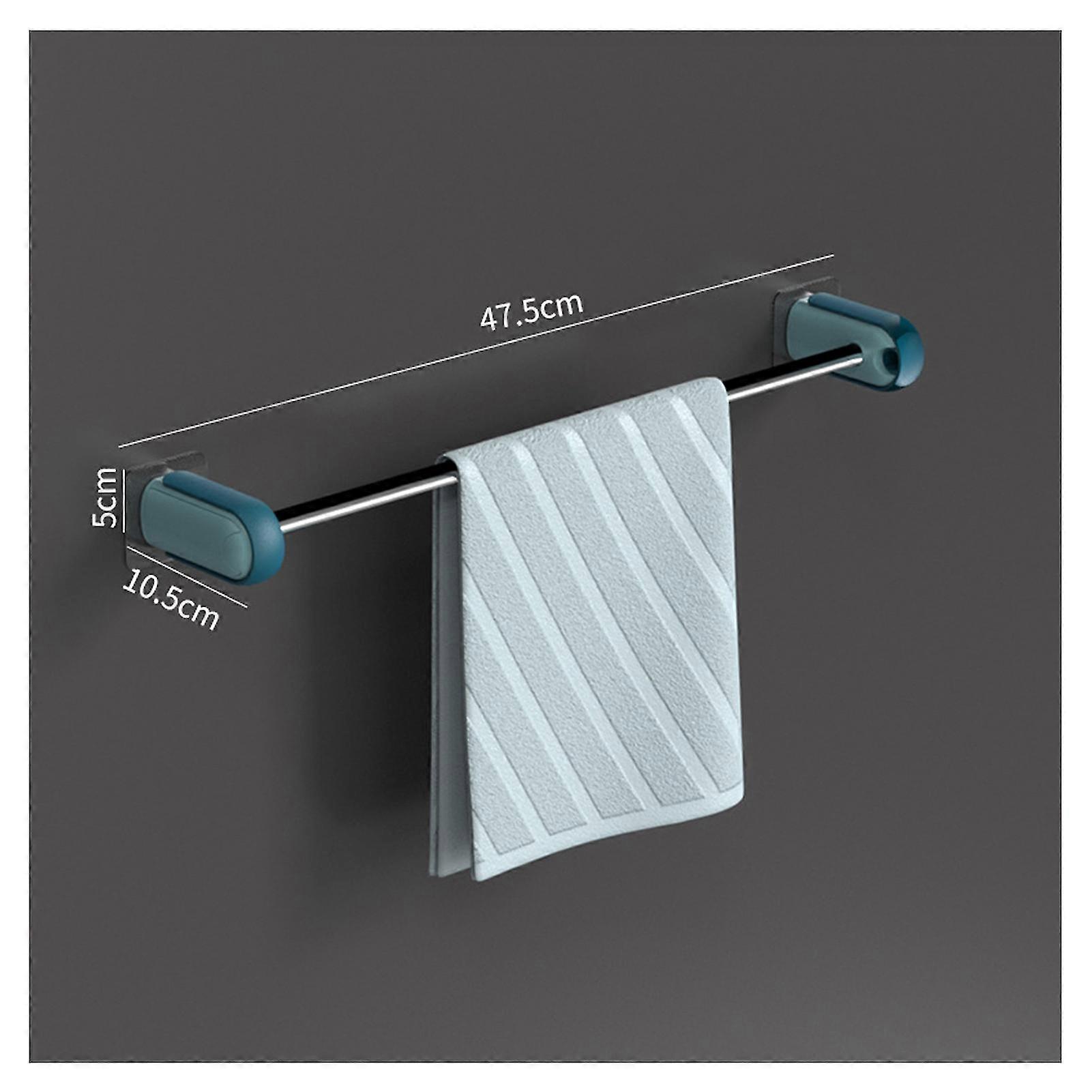 Practical Towel Organizer Rack Free-perforation Wall Mounted For Bathroom Kitchen Accessories