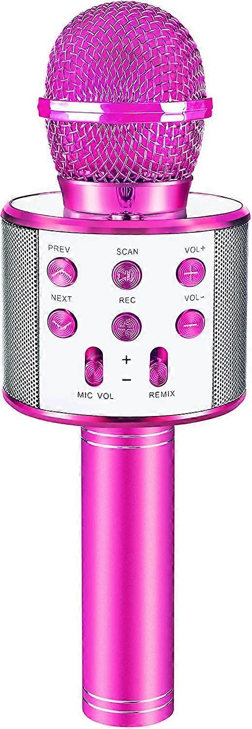 Musikaliska leksaker för 4-12 år gamla pojkar presenter, barn bluetooth karaoke sång mikrofon