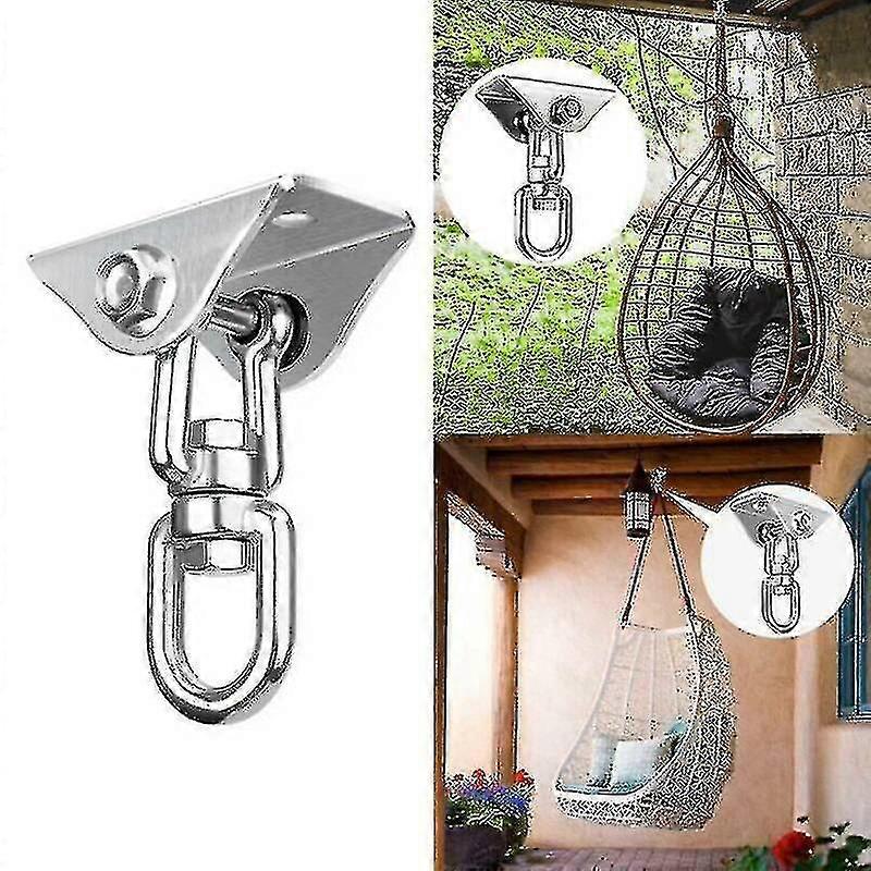 360 Hammock Chair Hanging Ceiling Mount Spring Snap Swivel Hooks Hardware Kit