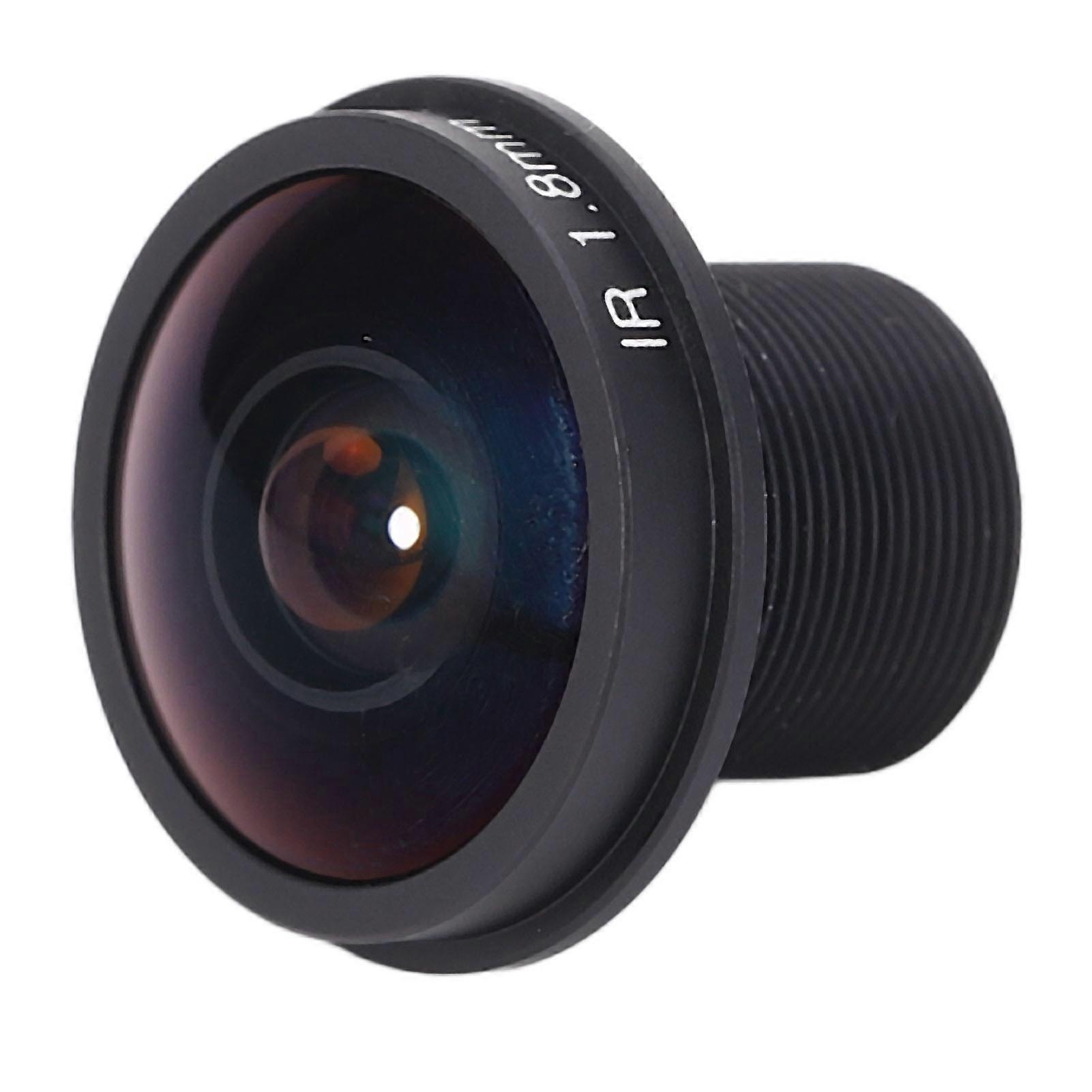 Objectif fisheye panoramique 5 MP HD 1,8 mm F2.0 grand angle 180 degrés avec interface M12 pour caméra de sécurité