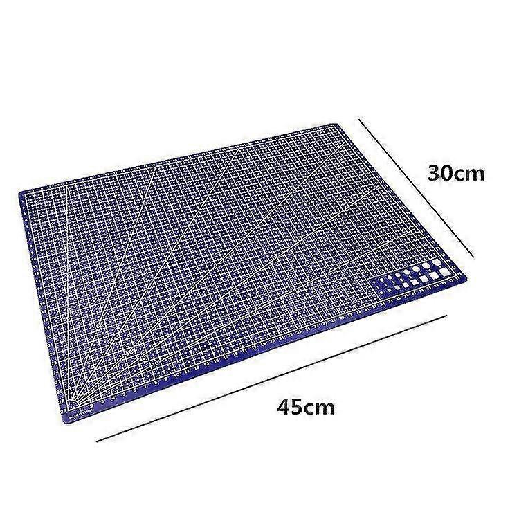 Durable A3 Pvc Cutting Mat Pad Patchwork Cut Pad, Blue Color