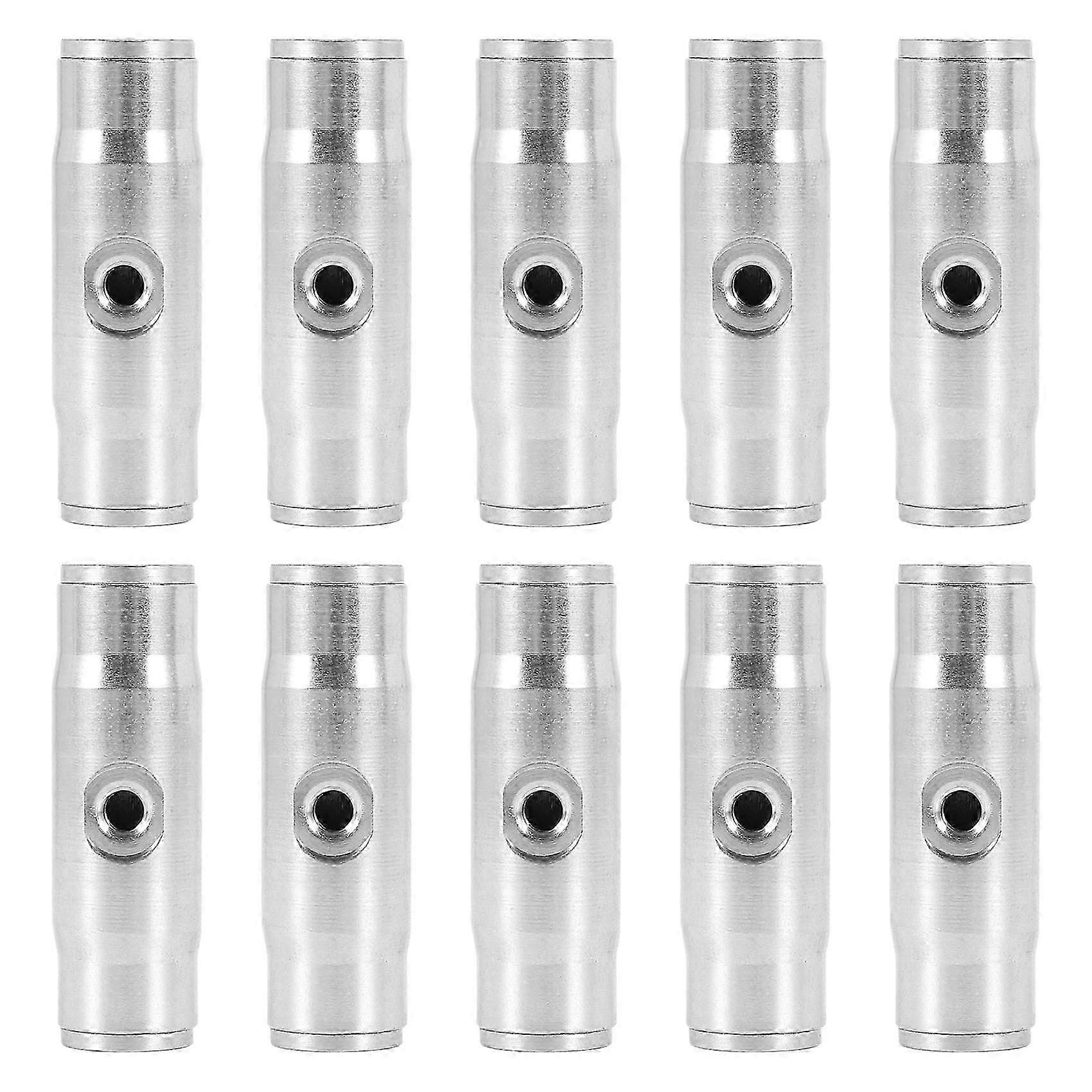 10Pcs 3/8 inch Lok Misting Nozzle Coupling Tees 10/24 UNC 1000 PSI Quick Connect