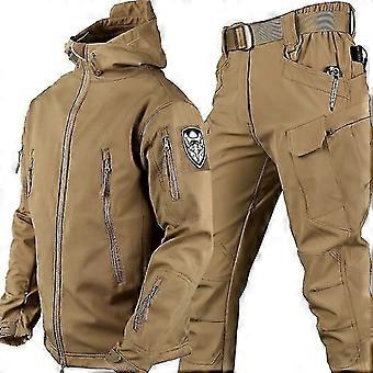 Dicke Kleidung Für Männer, Camo Jacke Hose Braun M