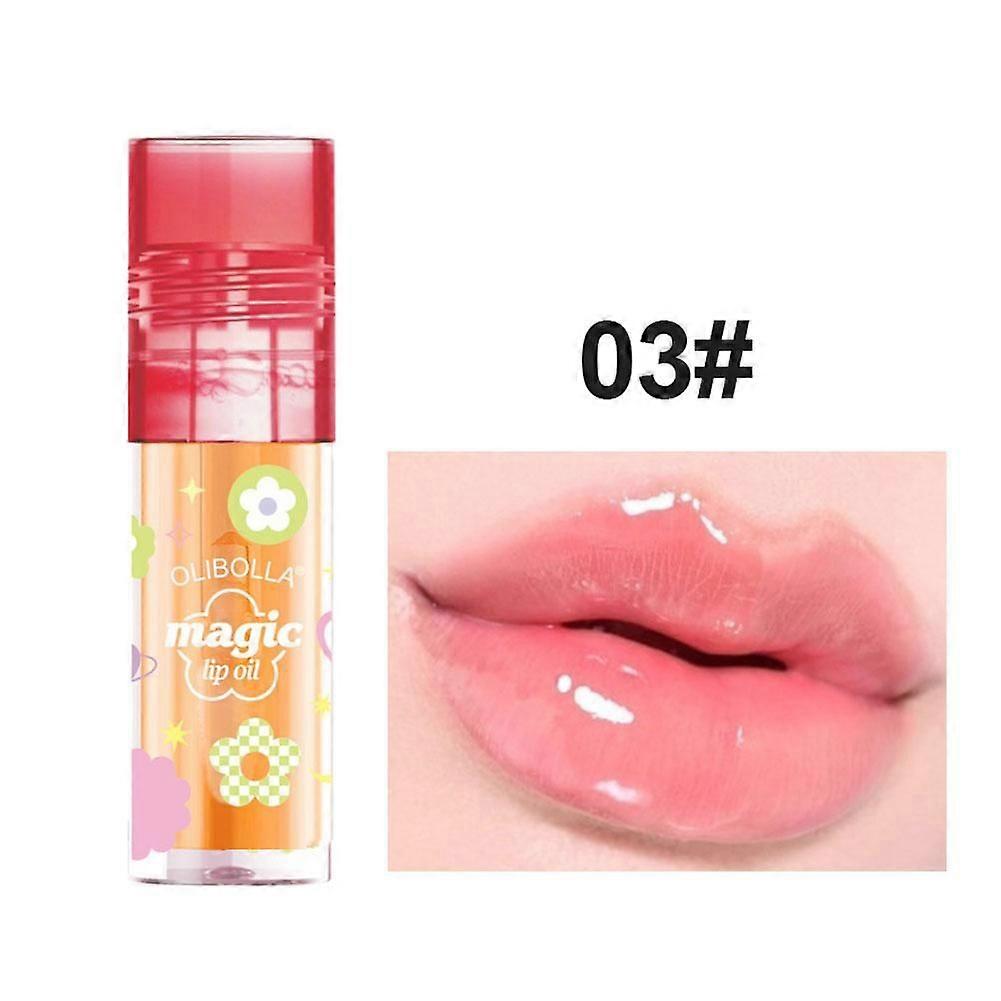 lip oil moisturizing easy to color nourishing not easy to stain color-changing