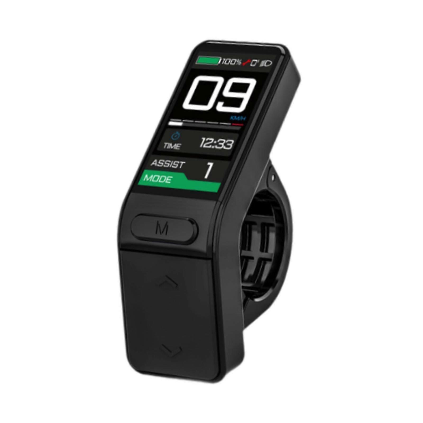 Mini LCD Display Meter 24V-72V Speedmeter Handlebar Mounted Cycling Computer