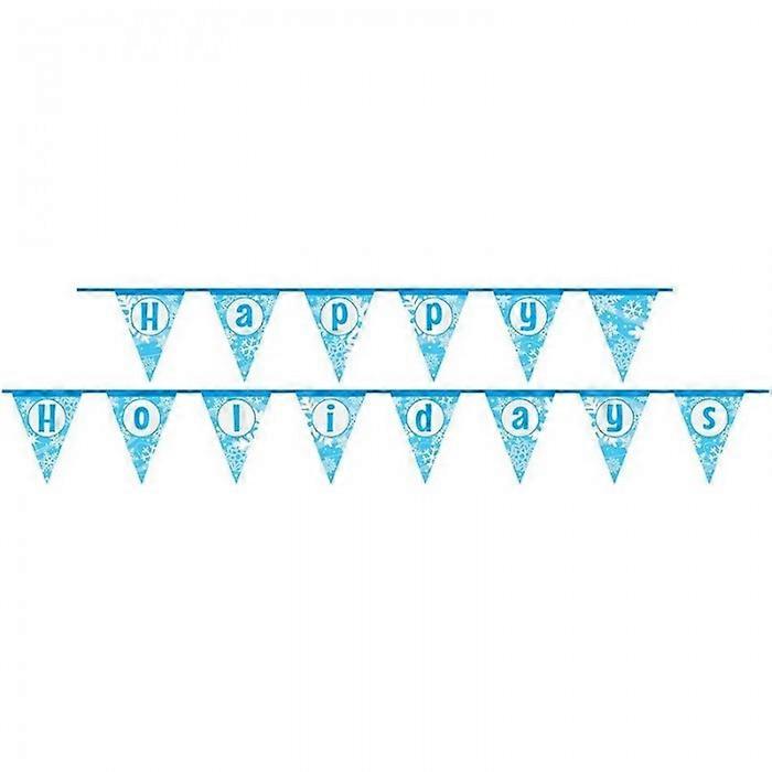 Unique Party Happy Holidays Paper Snowflake Christmas Bunting