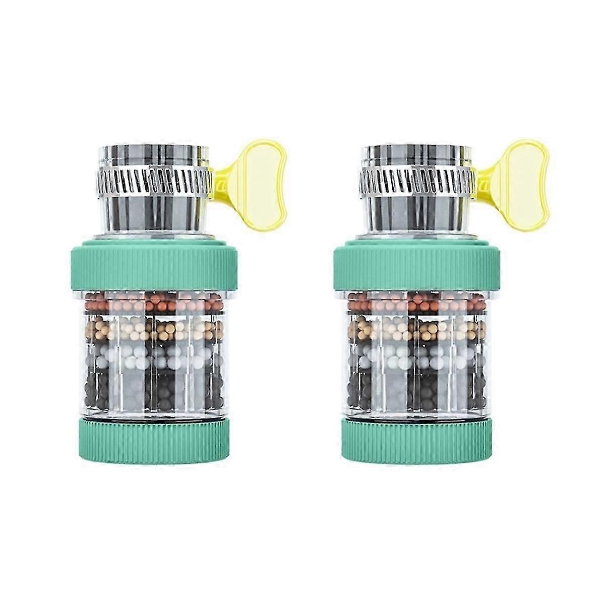 6-Layer Universal Faucet Filter, Splashproof & Water-Saving, Easy Install, 360 Rotatable Kitchen T