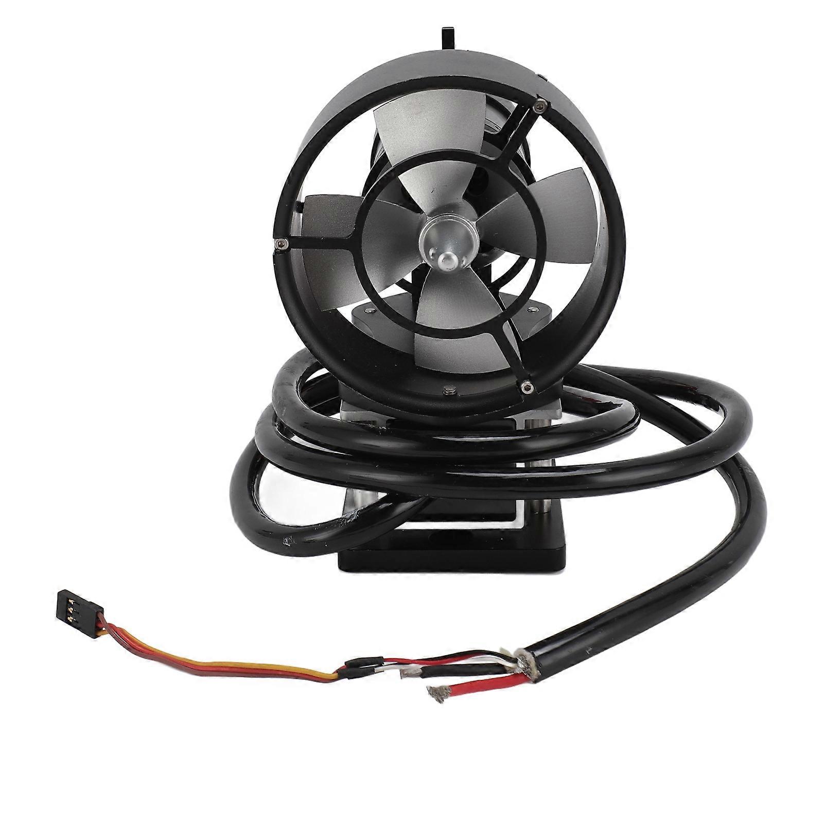 KYO 12ET Underwater Thruster Brushless Motor 11KG 4 Blade Aluminium Alloy Built in Controller Submarine Propeller 12‑25.2V For ROV CW
