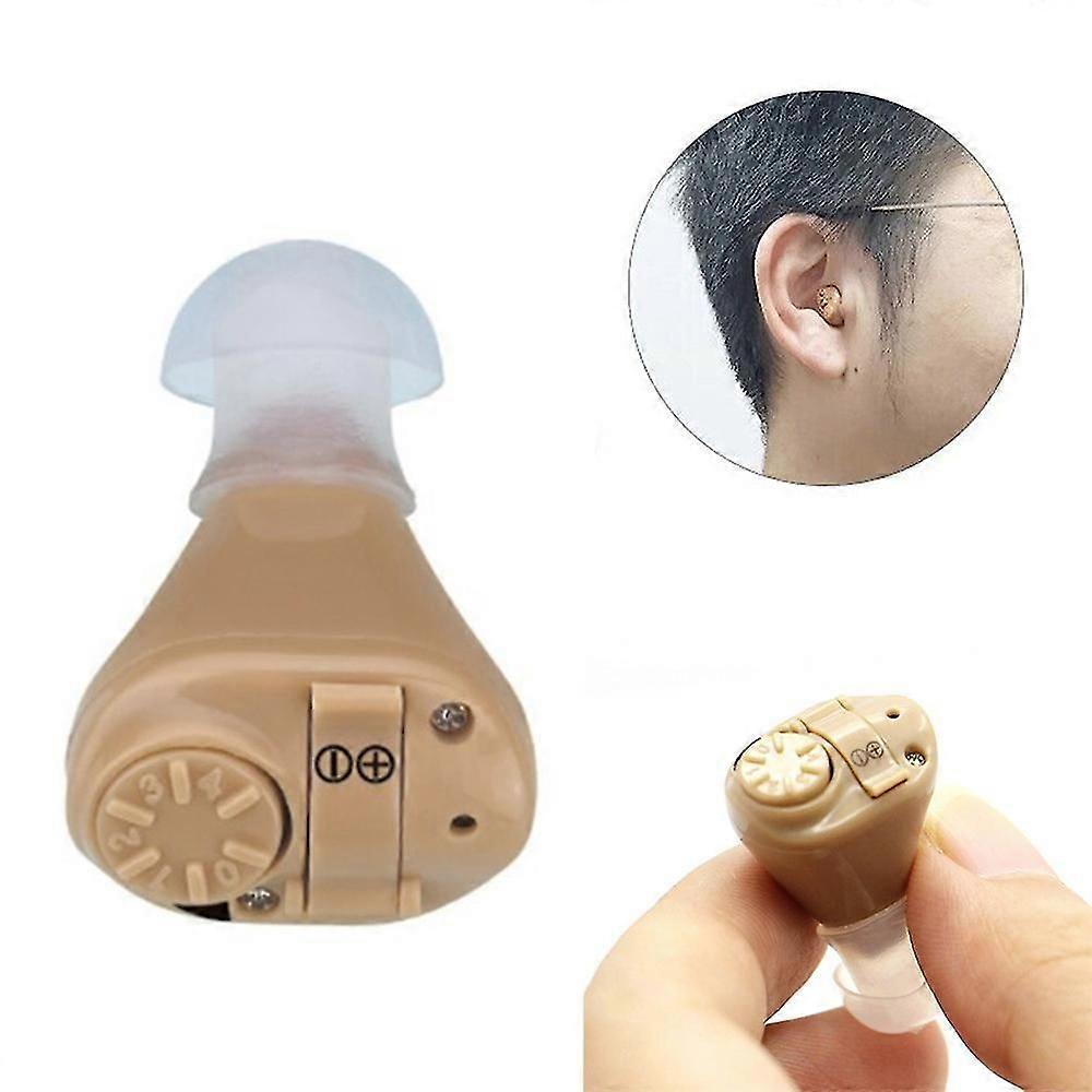 Mini Invisible Compact In Ear Hearing Aid Comfortable Voice Sound Amplifier Enhancer