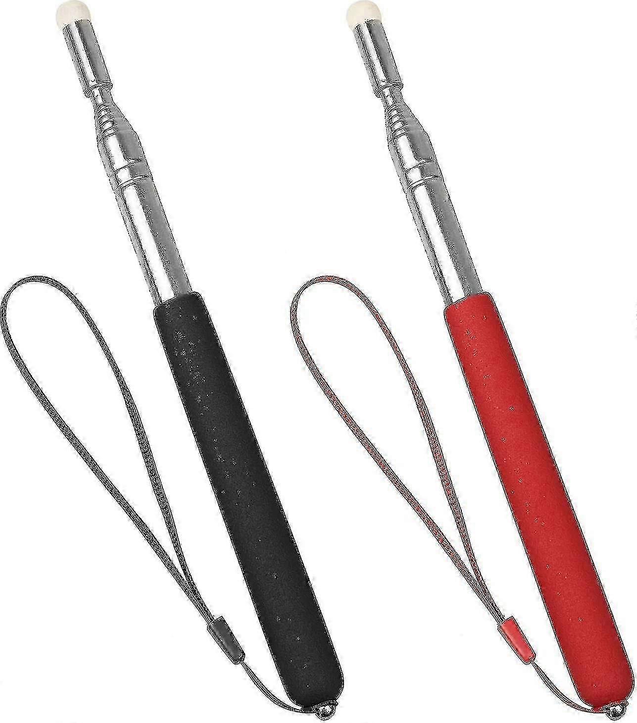 2pcs Retractable Pointer 100cm Retractable Pointer Teacher Teaching Retractable Pointer Stick Handheld Presenter Pointer For Classroom Demonstration