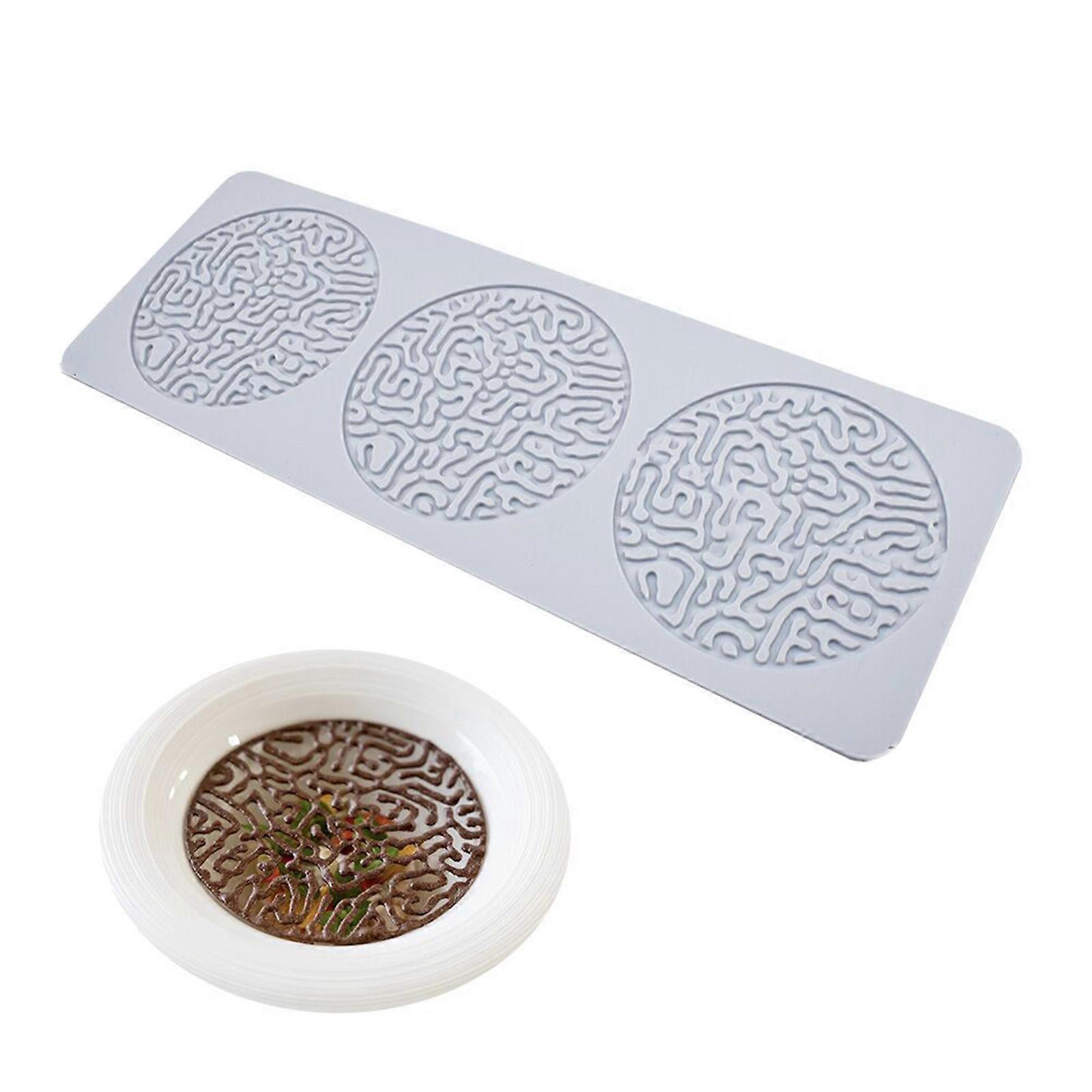 Fondants Impression Mats Pastries Molds Leaf Branch Pattern Laces Mat Chocolate Silicones Molds for Cake Decorating