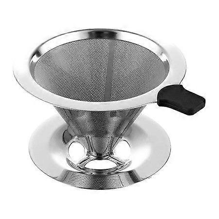 Pour Over Coffee Filter Stainless Steel Coffee Dripper Cone Filter