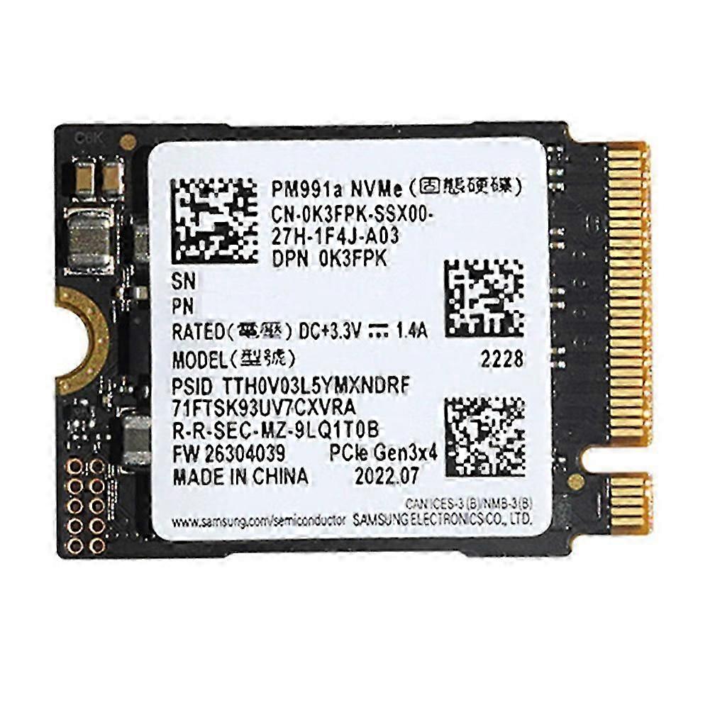 PM991A 1TB M.2 2230 30mm NVMe PCIe SSD for / Surface Pro ///Laptop