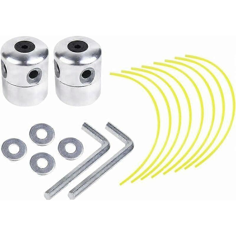 Gressklipper klippebordsett, aluminium og nylon materialer, 2 stk.