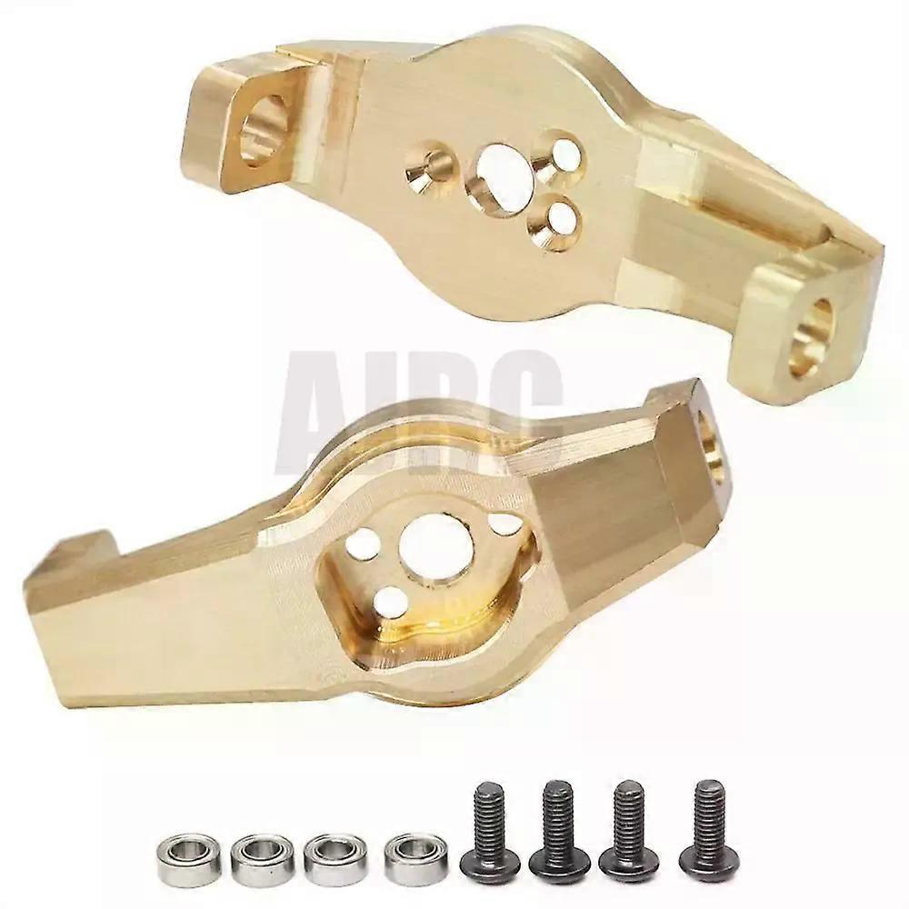 2Pcs Brass Heavy Counterweight Front Caster Blocks Portal Drive for RC Track Trax TRX-4 TRX-6 8232 Spare Parts