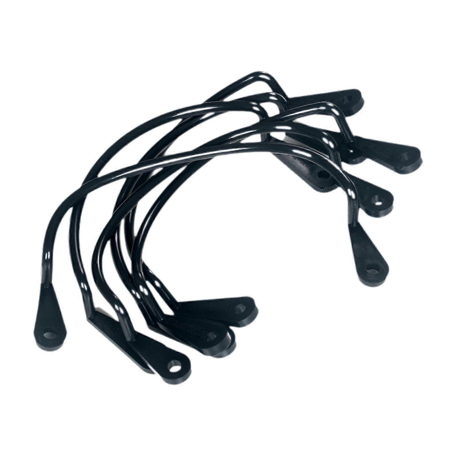 6 Pieces Billiard Net Bag Fixators Accessories Snooker Billiards Net Holders Black