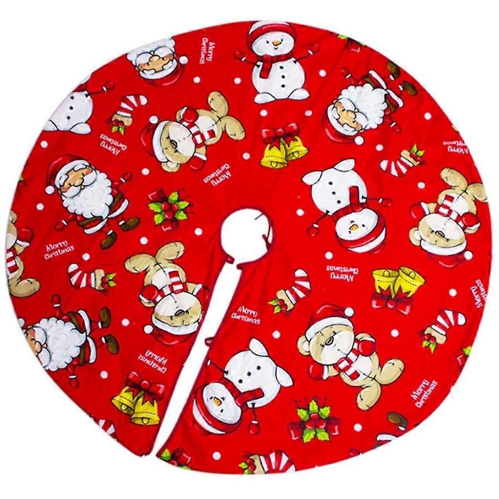 Christmas Decor, Tree Skirt, Polyester Fabric