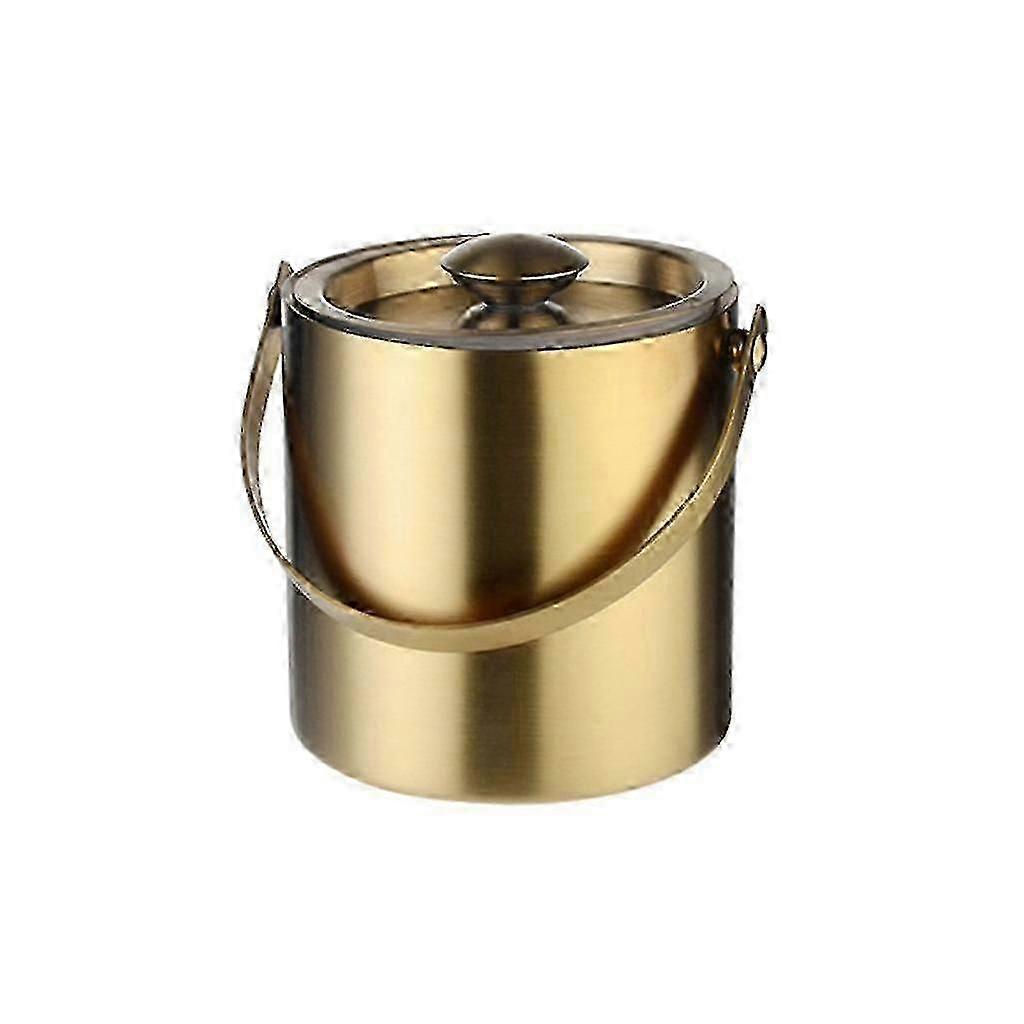 Stainless Steel Ice Bucket With Lid For Home Bar, Chilling Beer Champagne