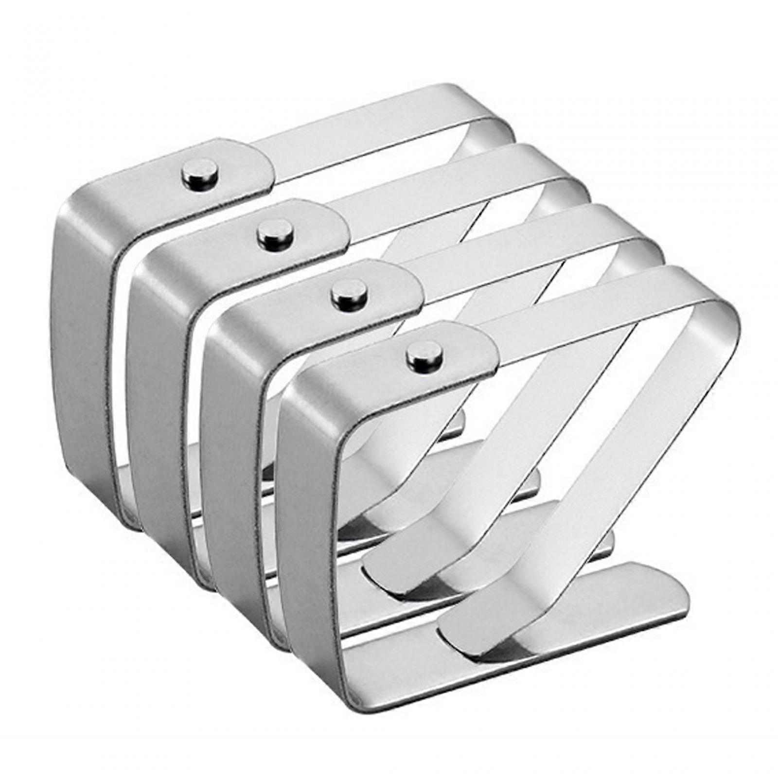 4ピーステーブルクロスクリップレストランの結婚式のパティオのためのテーブルクロスホルダー