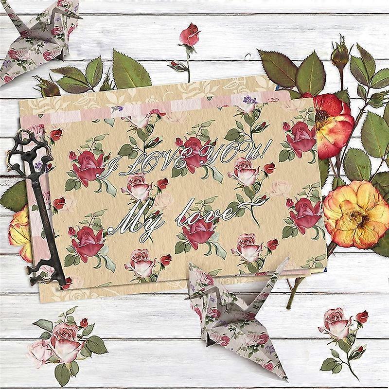 12x12Inch Double-Sided Watercolor Cardstock, 24 Sheets Pink, for DIY