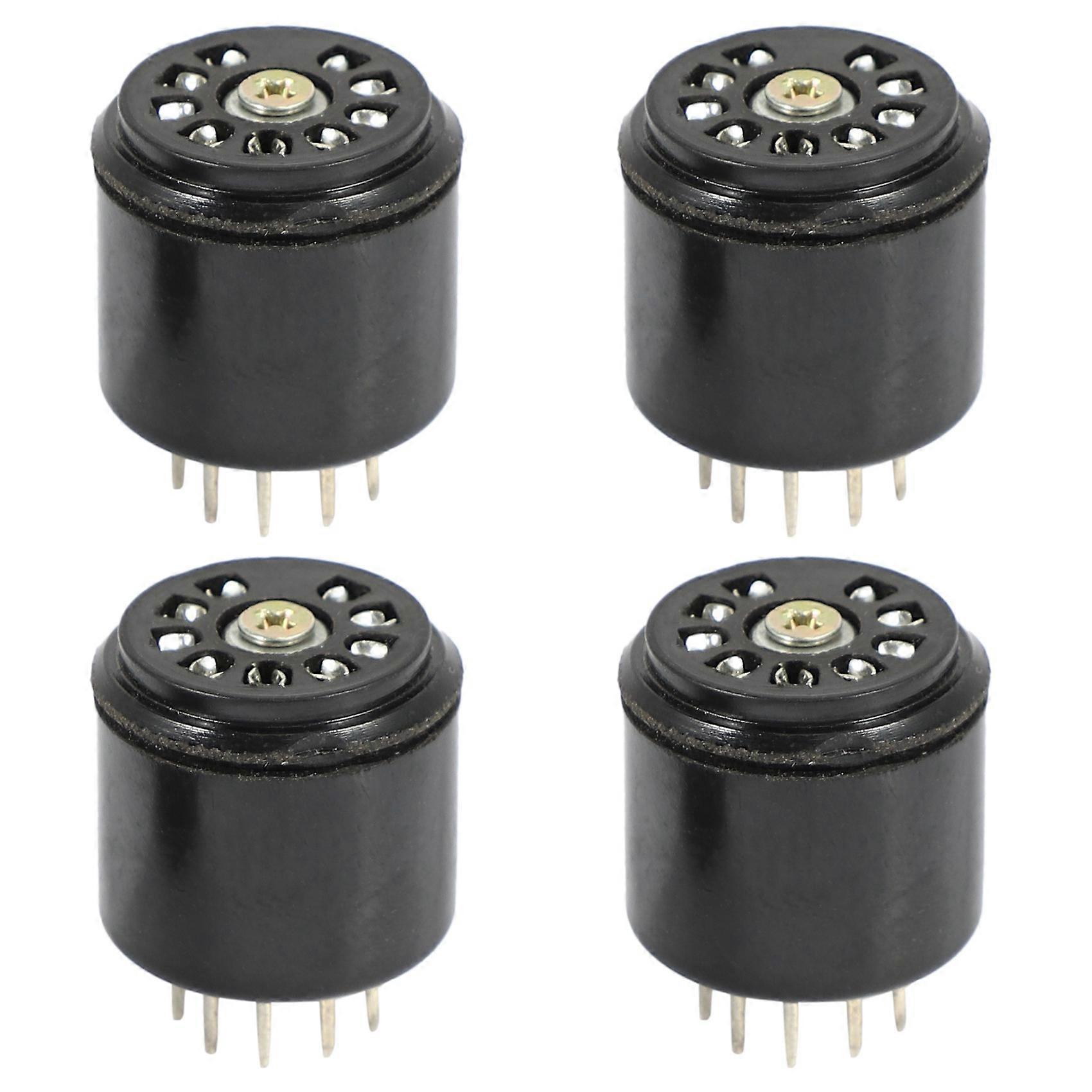4x 9Pin Vacuum Tube Socket Saver base For 12AX7 12AU7 ECC82 ECC83