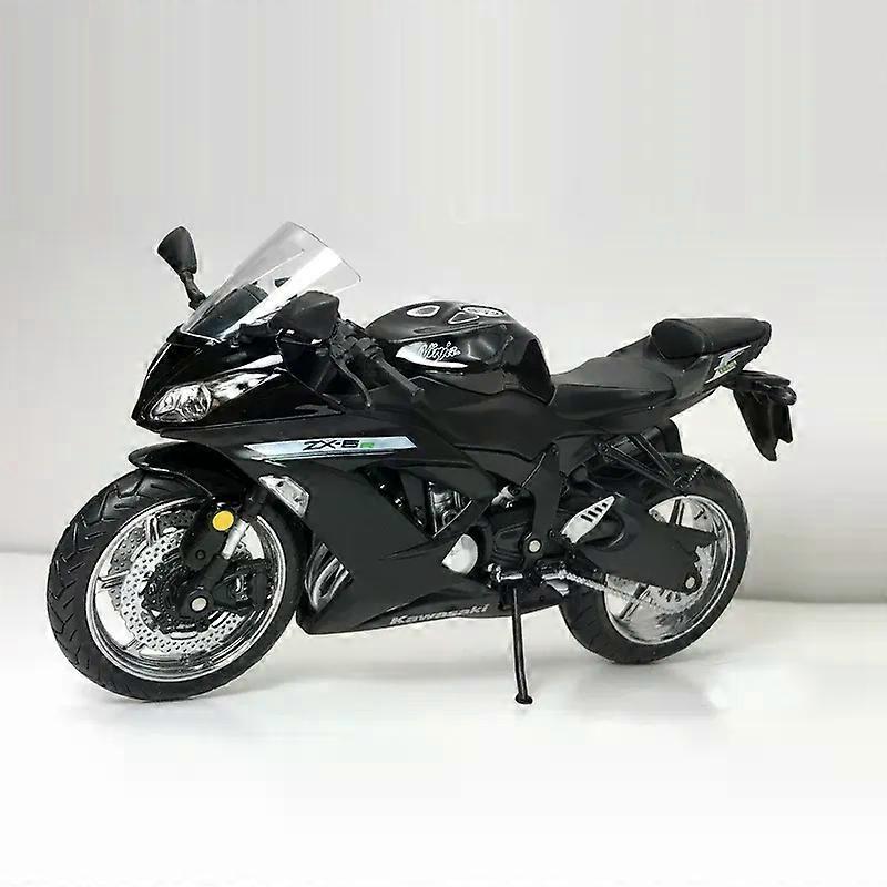 Πράσινη ατμομηχανή μοτοσικλετών ZX6R 636 Ασπρόμαυρο μοντέλο