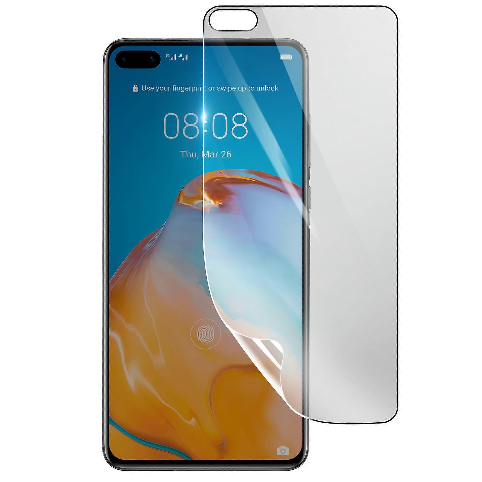 Shockproof Hydrogel Screen Protector for Huawei P40, Transparent