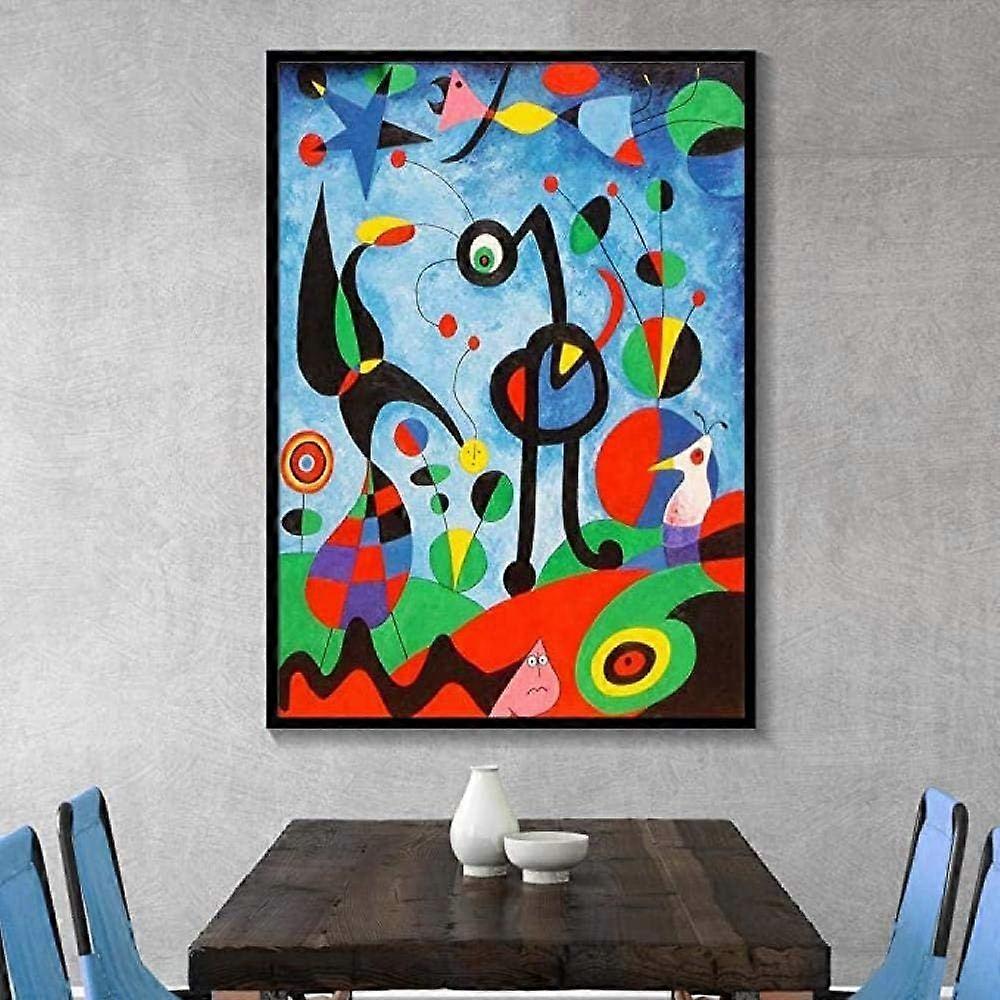 ジョアンミロジグソーパズル、300/500/1000ピース、抽象的な水彩画、有名な絵画、パズル、子供のための新年の贈り物