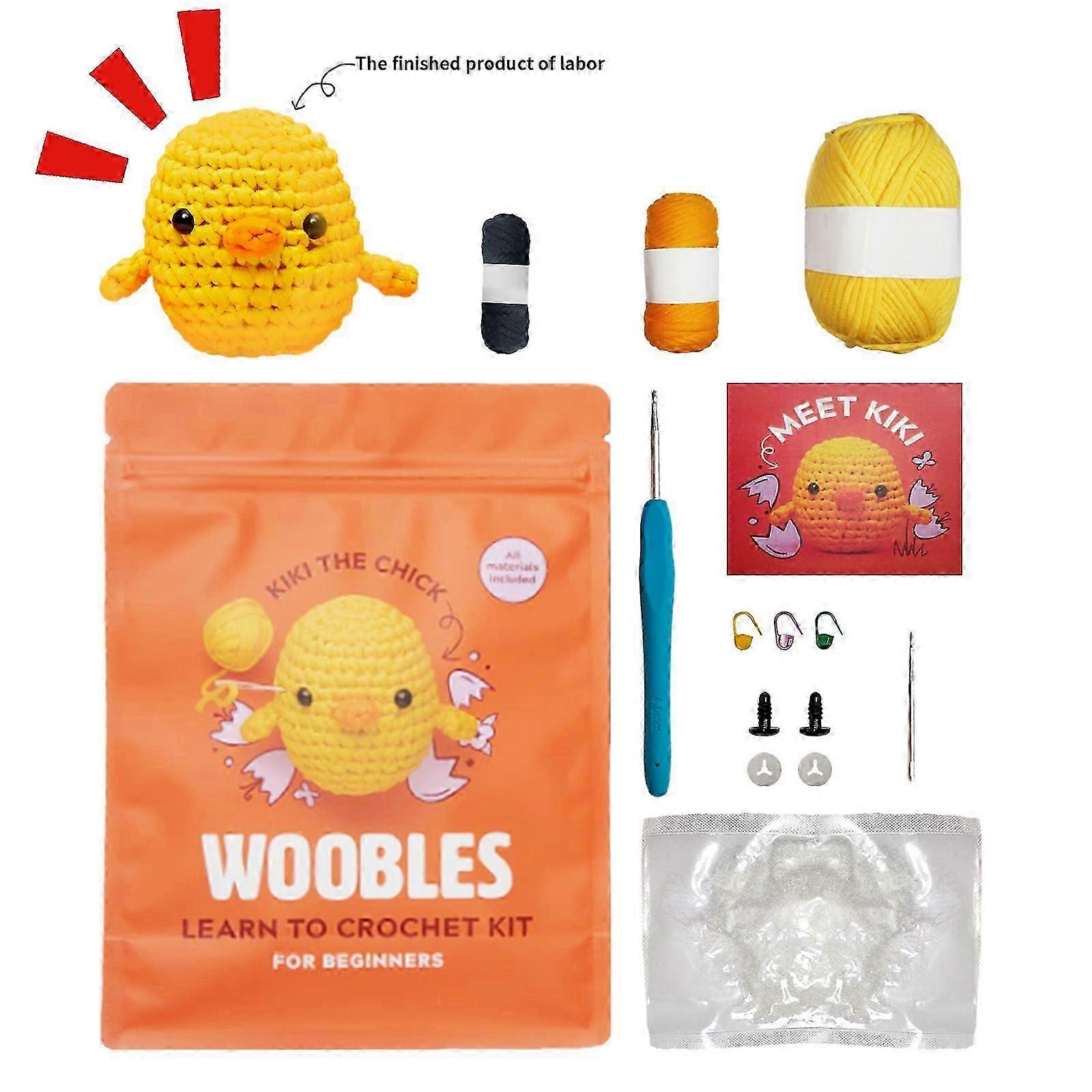 Beginner-Friendly DIY Crochet Kit for Creating Stuffed Animals