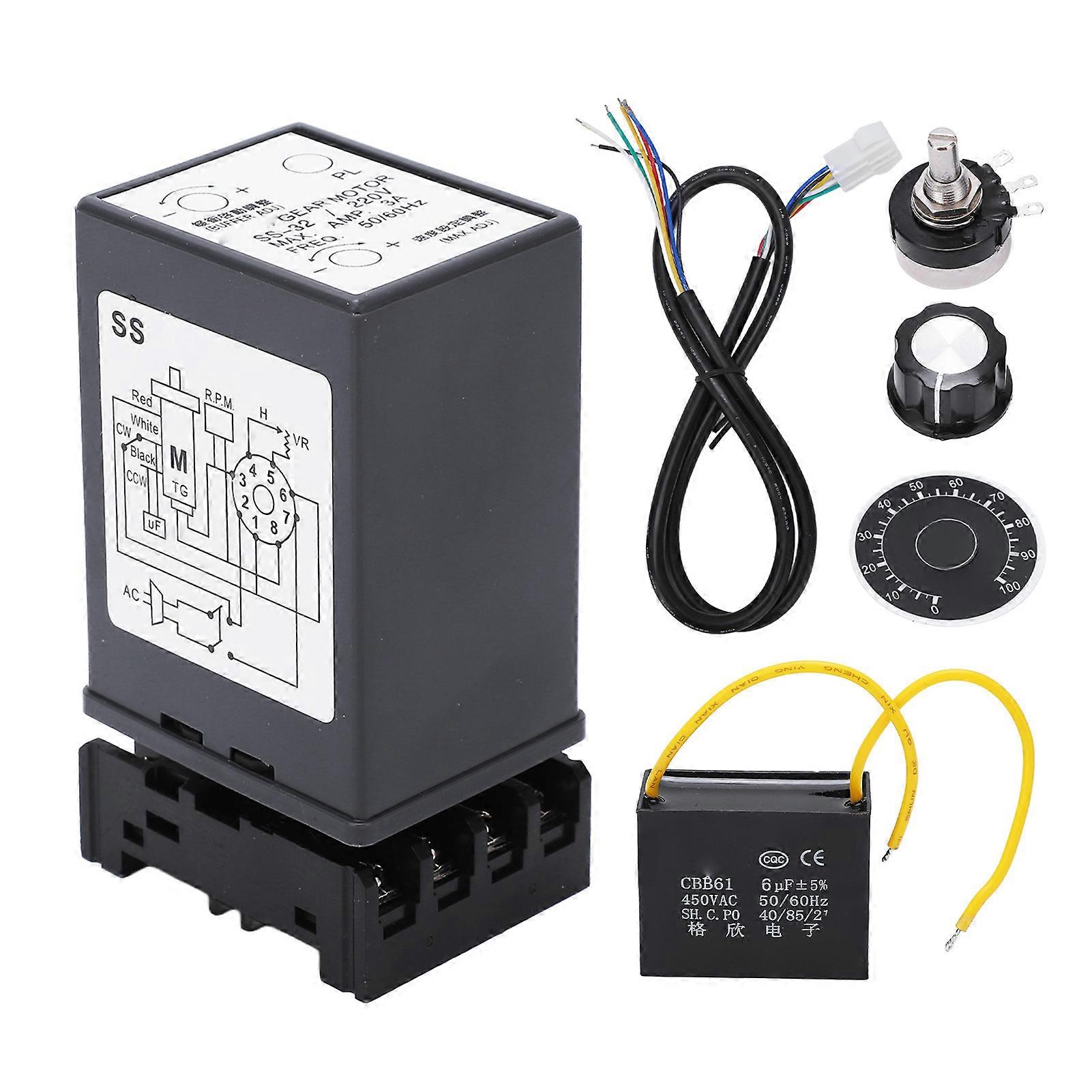 BERM Motor Speed Controller Mini Separate Single Phase Stable Performance Motor Governor AC