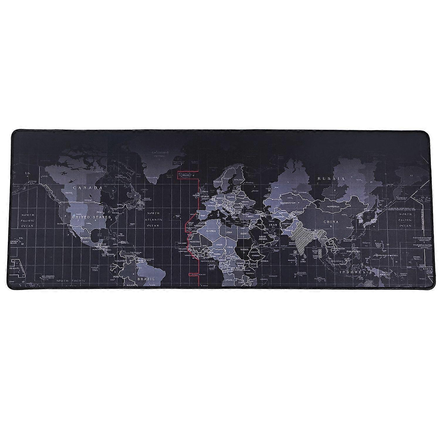 Large Gaming Mouse Pad Non-Slip Rubber Base Mousepad Durable Stitched Edges Smooth Surface