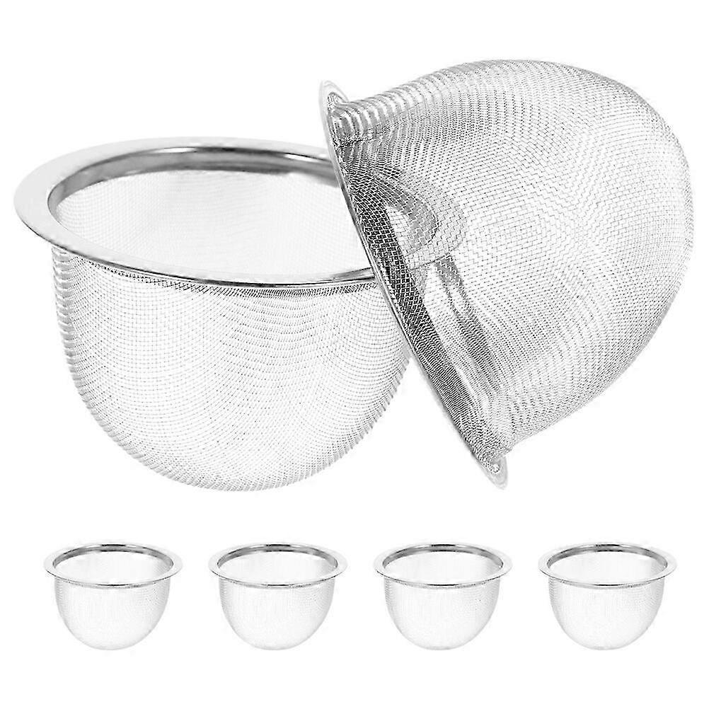 Erstatningssil for 6-delt tekanne i rustfritt stål - lite metallfilter