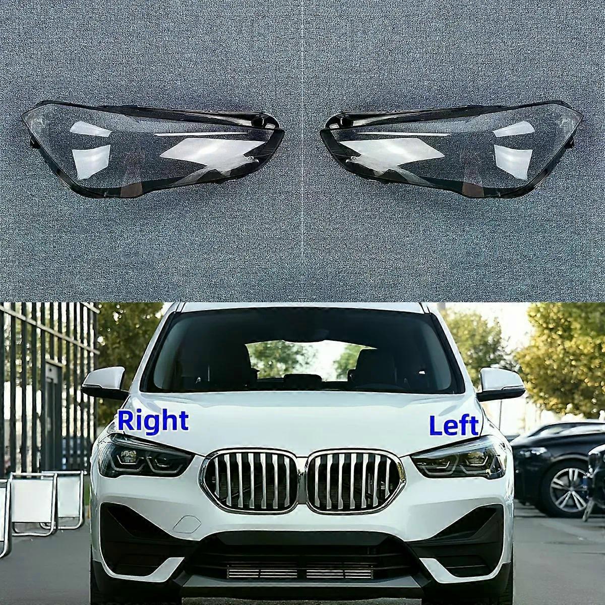 High qualityFor BMW X1 F48 F49 2019 2020 2021 2022 Headlamps Shell Lampcover Headlight Cover Lens Plexiglass Replace Original Lampshade