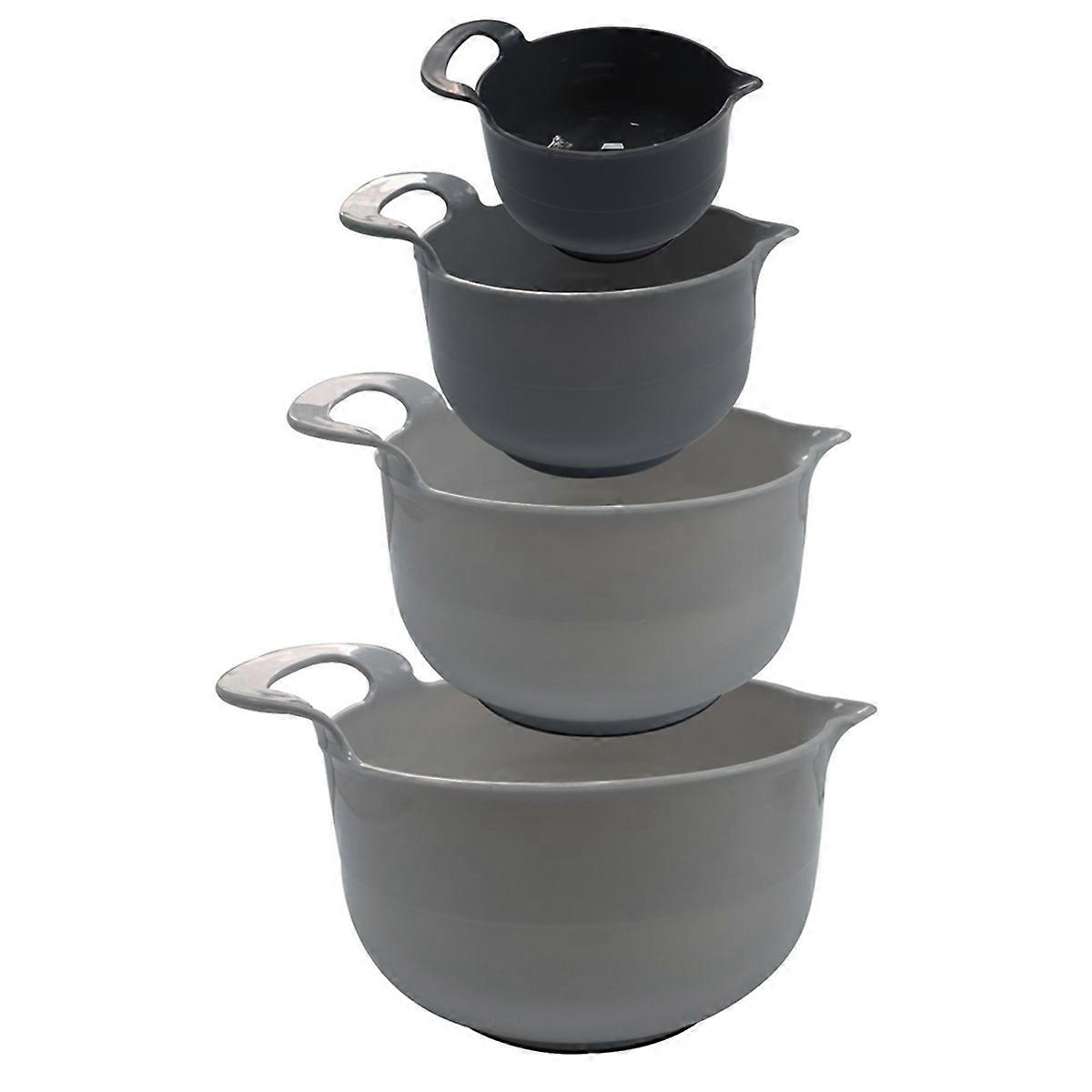 Mixing Bowl Set Simple Portable Four-Piece Salad Bowl Mixing Bowl Kitchen Fruit and Vegetable Bowl