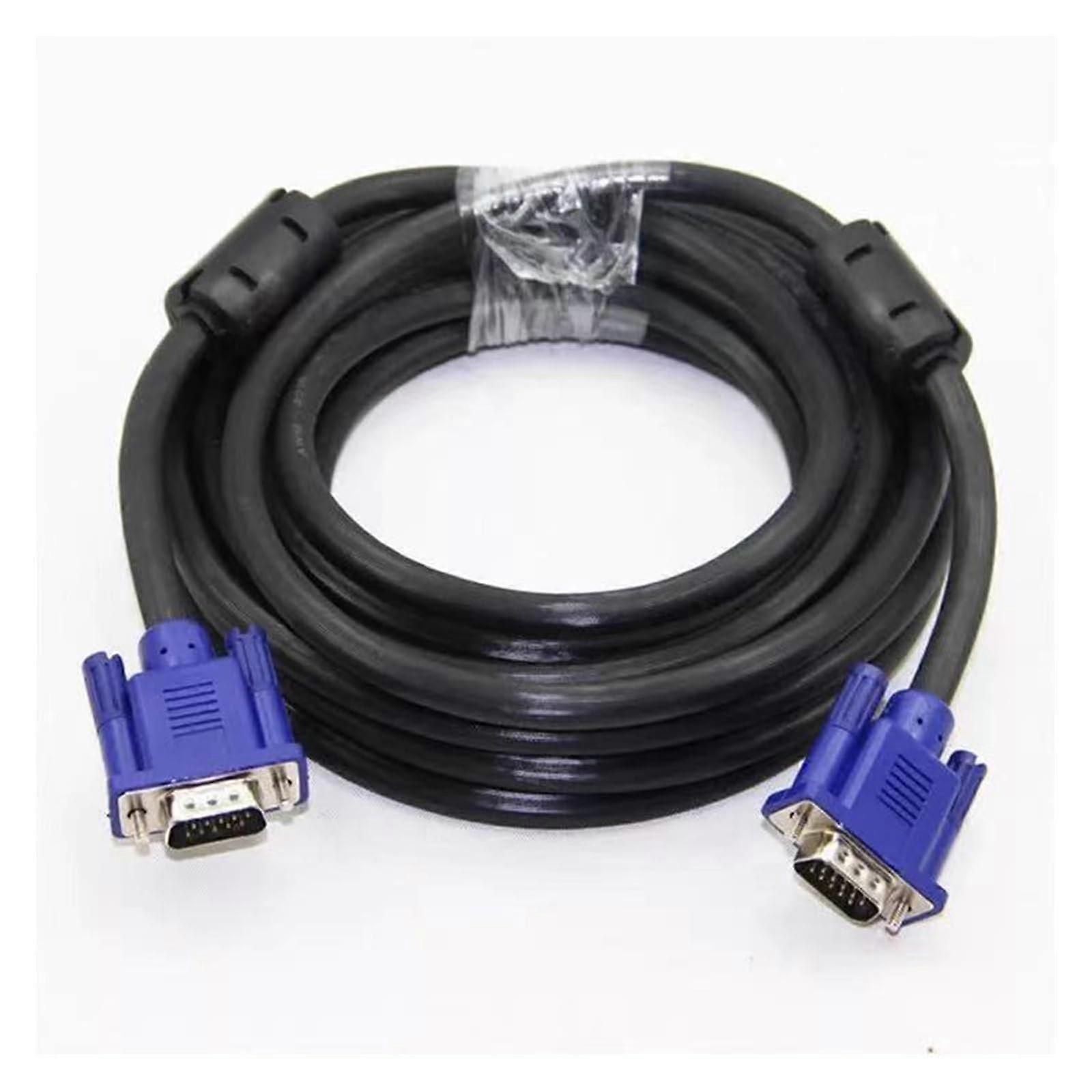 Main line Copper Auxiliary line Copper-clad Steel Display Standard 3+6 VGA line 15-pin VGA Connecting line Male/Male 1.5 Meters