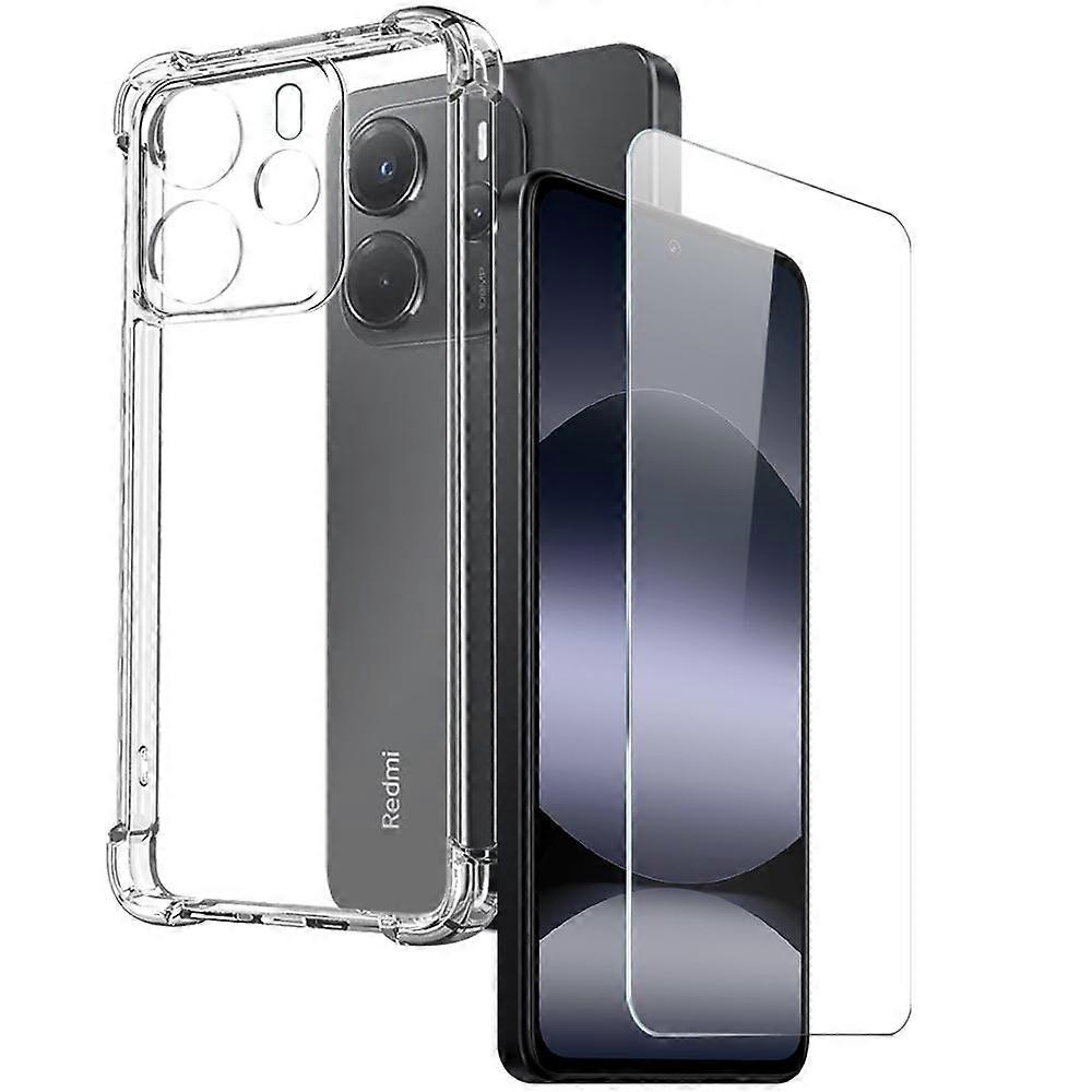 NORTHJO 2 in 1 TPU Airbag Shockproof Phone Case with Screen Film