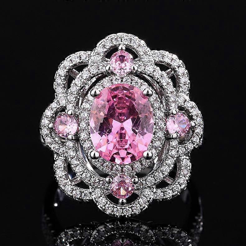 Jewelry, Simulation Ruby Ring Female Simulation Tourmaline Emerald Ring